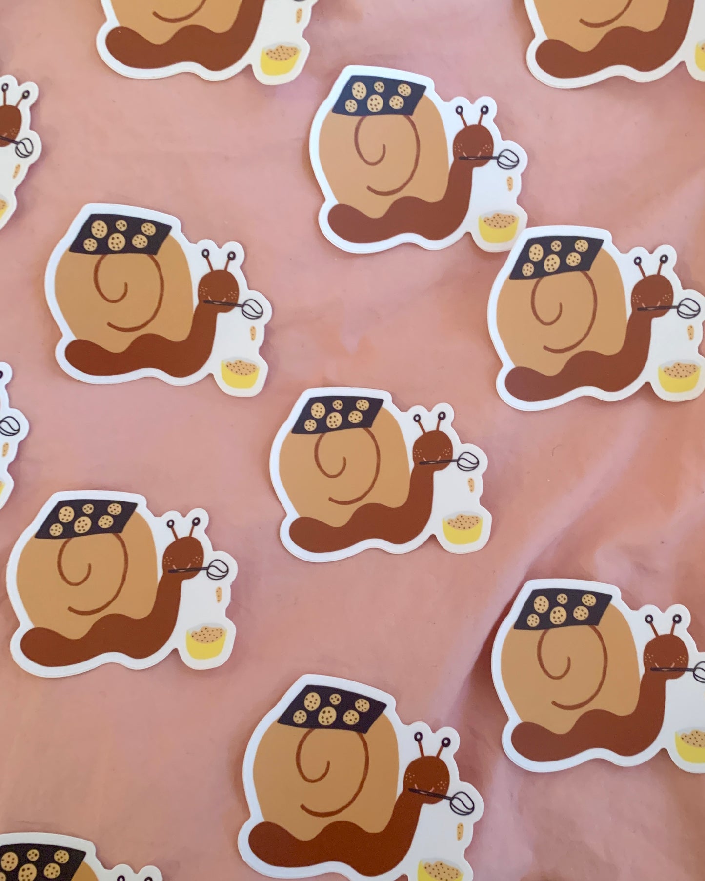 cookie snail sticker