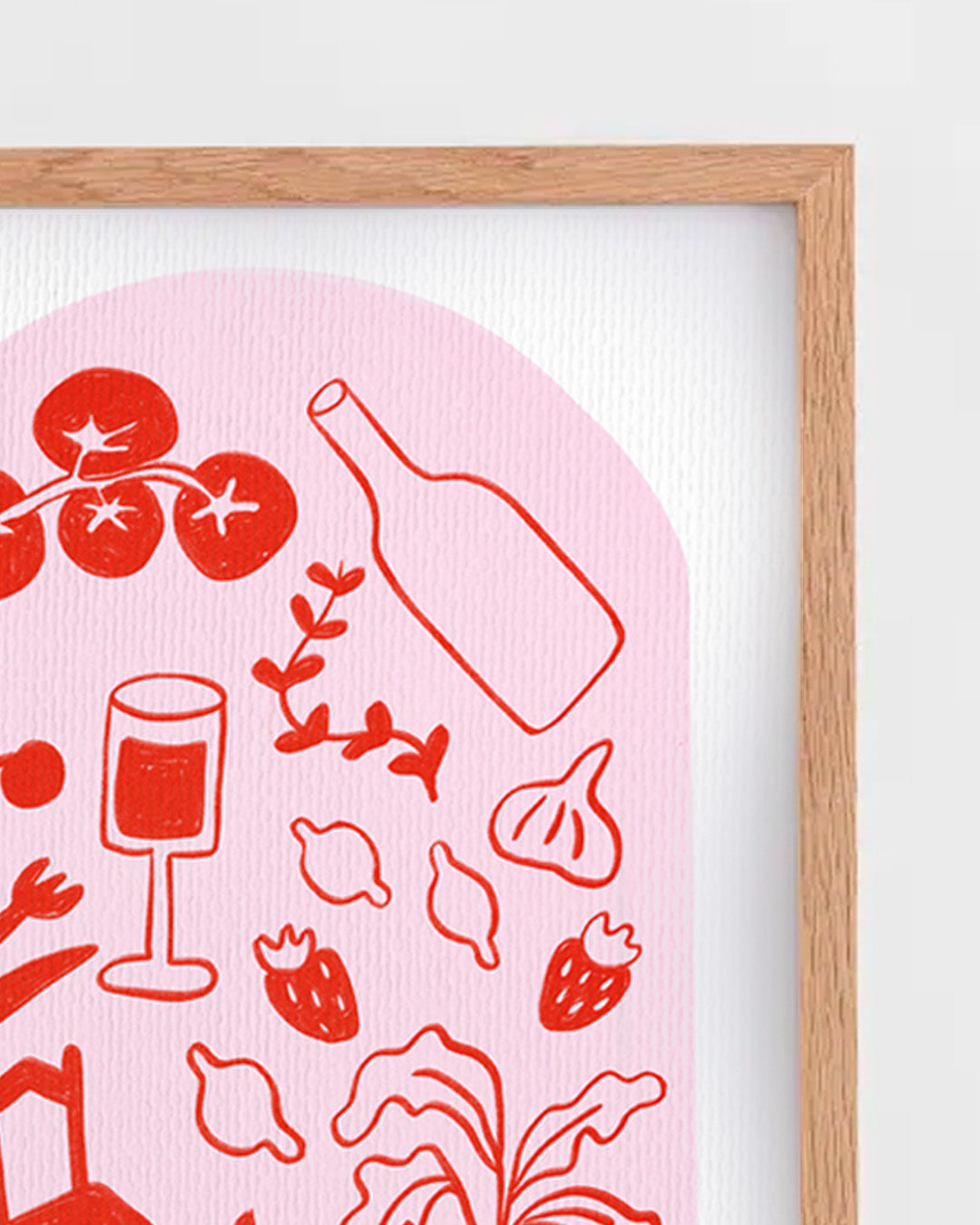 on the dinner table print 11x14