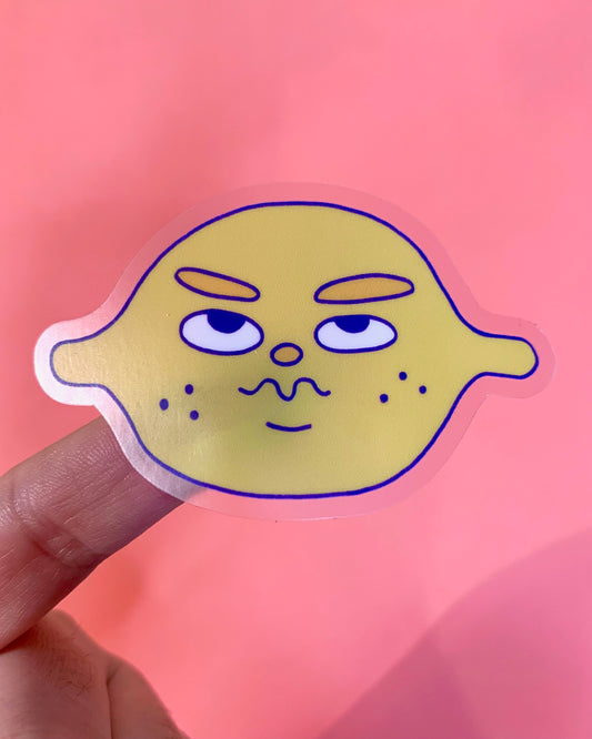 lemon sticker