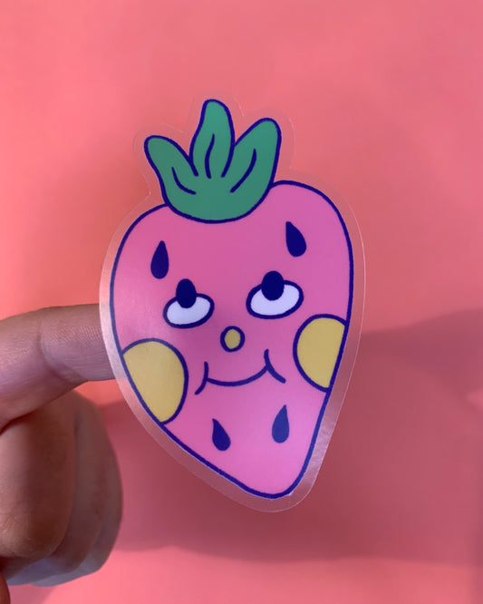 strawberry sticker