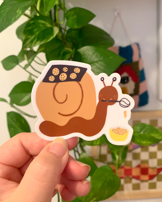 cookie snail sticker